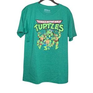 Nickelodeon Teenage Mutant Ninja Turtles Graphic Tee Y2K Retro Small